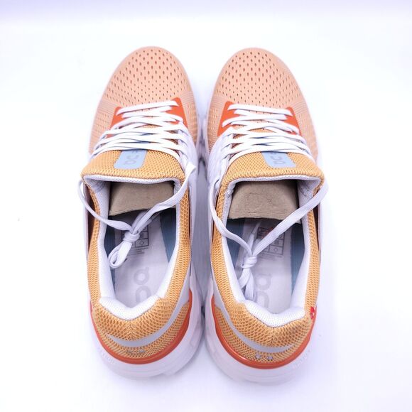 On Running Peach and White Athletic Shoes - Picture 4 of 10